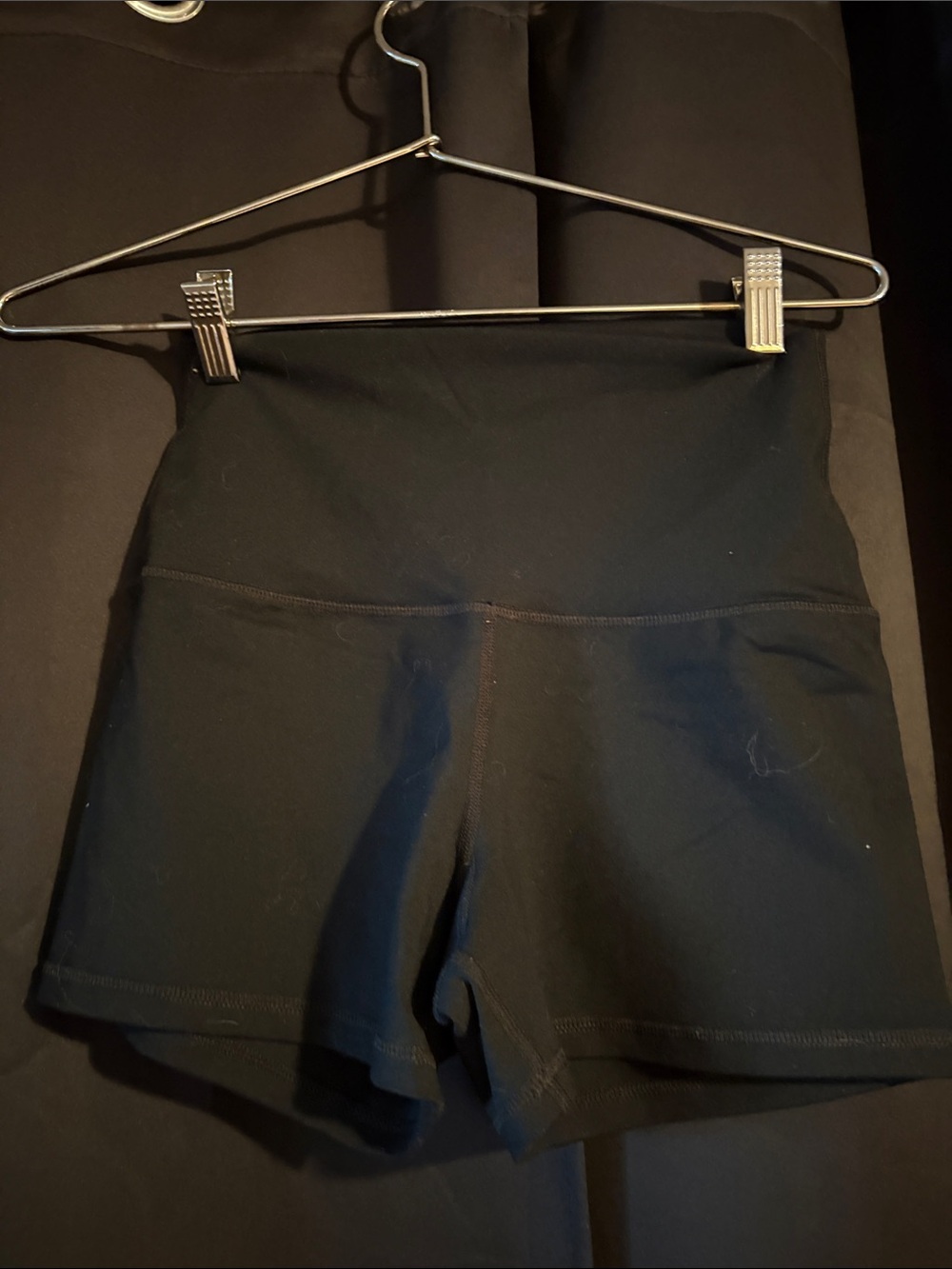Born Primitive Black High-Waist Bike Shorts